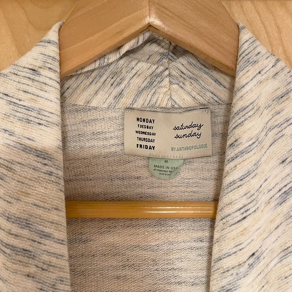 Anthropologie Saturday/Sunday Elsa Marled Wrap Top - Picture 3 of 7